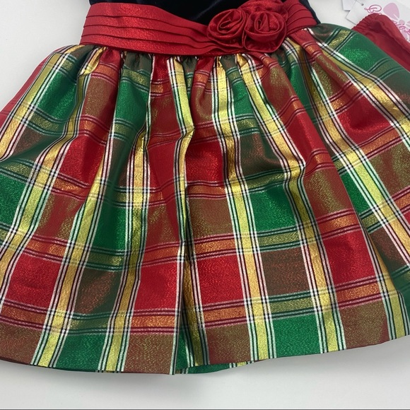 Bonnie Jean Baby Girls Holiday Dress Size 24M New - Picture 5 of 12